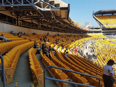 heinz field seating chart row numbers bios pics