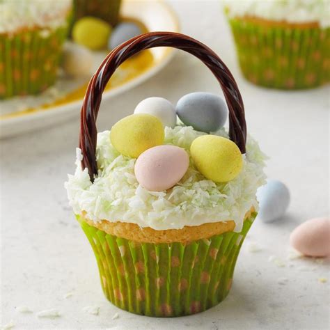 Cupcake Easter Baskets Recipe How To Make It Taste Of Home