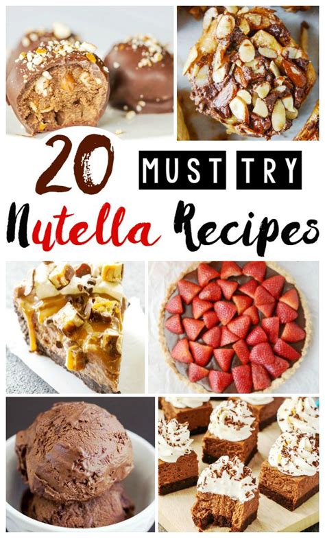 20 Must Try Nutella Recipes Nutella Recipes Nutella