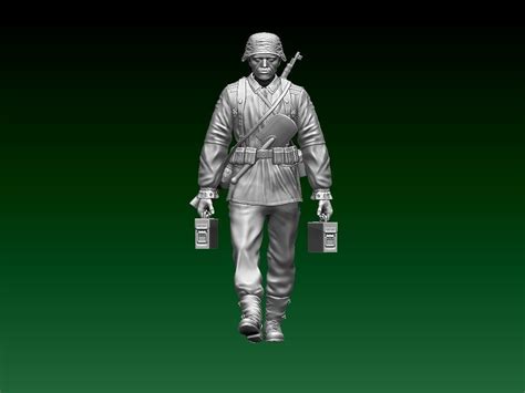 3d Printable Model Soldier German Cgtrader