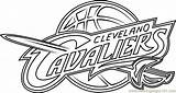 Cleveland Coloring Cavaliers Nba Pages Sports Coloringpages101 Color Printable Kids Print Online Template sketch template