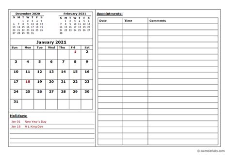 calendar labs printable   calendar printable  calendar
