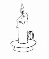 Candle Drawing Candles Pages Melted Burning Wax Coloring Christmas Birthday Colouring Getdrawings Colouri sketch template