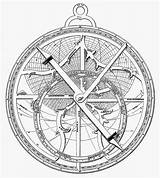 Astrolabe 15th Reloj Meridiane Tatoo Visitantes sketch template