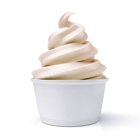 vanilla soft serve ice cream   cup