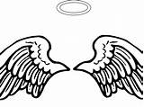 Halo Angel Sketch Realistic Drawing Paintingvalley Collection sketch template