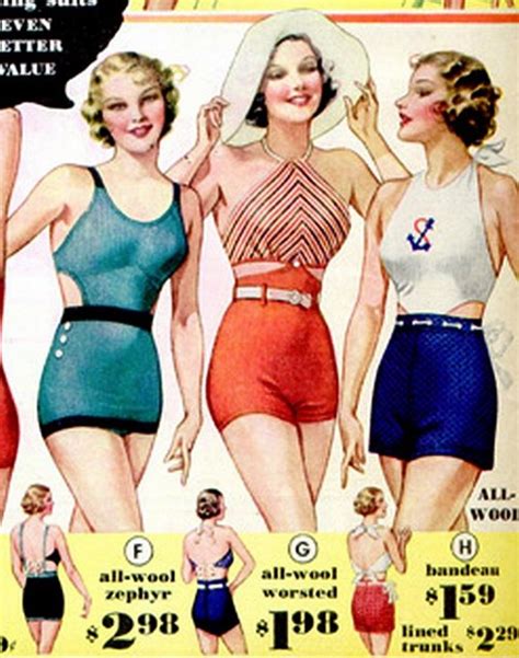 1930s Swimsuits Pictures And History
