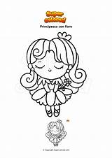 Principessa sketch template