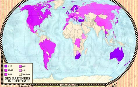 Maps Show Countries With Biggest Boobs And Penises Attn