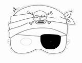 Halloween Coloring Masks Pages Kids Print Color sketch template