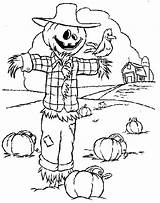 Coloring Scarecrow Pages Printable Kids Fall Halloween Print Color Scary Getcolorings Colour Drawings Stunning Everfreecoloring Adult Crafts Activities Getdrawings Scar sketch template
