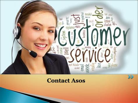 asos contact  providing customers  quick solutions powerpoint  id