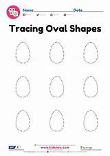 Oval Tracing Handwriting sketch template