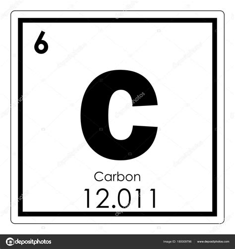 pictures carbon element carbon chemical element stock photo