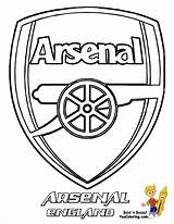Football Coloring Colouring Pages Soccer Printable Arsenal Teams Boys Kids Logo Manchester Print Cool Team Fifa Sheets Yescoloring English Sheet sketch template