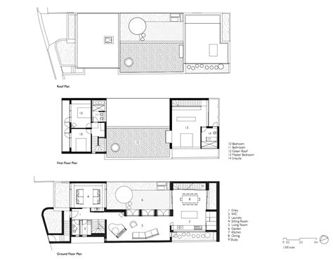 courtyard house aileen sage architects archdaily