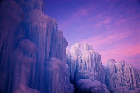 cool experience ice castles offer visitors surreal wonderland