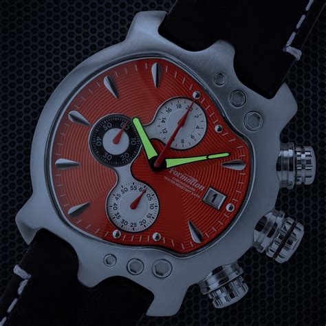 wristwatch rewind  formotion  wave chronograph  hunter  reviews