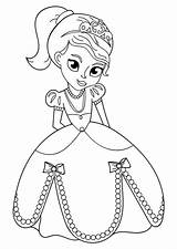 Prinzessin Principessa Malvorlage Krone Guava sketch template