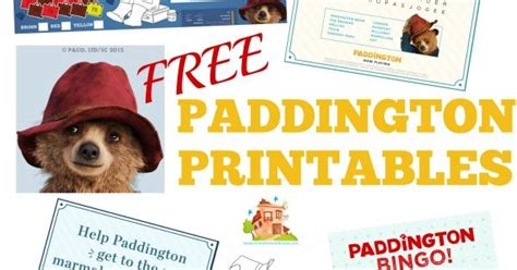 paddington bear crafts activities  printables printables