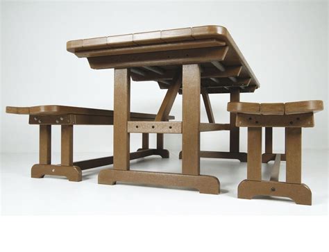 Polywood Park 36 X 72 In Harvester Picnic Table Picnic