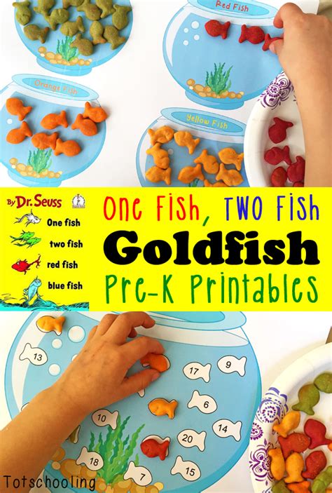 goldfish printables  preschoolers totschooling toddler