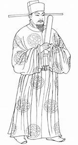 Tang Dynasty Dynasties Chinawhisper Robe sketch template