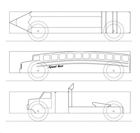 easy pinewood derby car templates tutoreorg master  documents