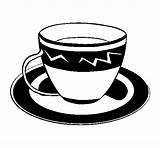Taza Tazas Cup Teacup Pintar Caffe Tazzina Freesvg Cdn5 Imagui sketch template
