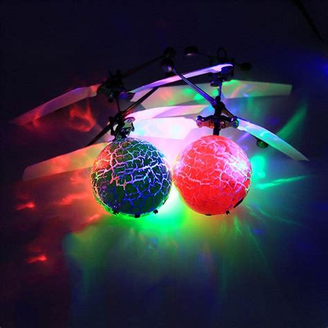 buy colorful flying ball helicopter rc flying ball drone helicopter ball built