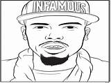 Coloring Pages Rappers Rapper Getcolorings Work sketch template