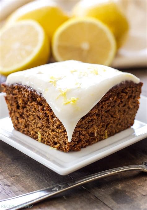 gingerbread cake  lemon cream cheese frosting recipe runner