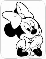 Minnie Disneyclips Funstuff sketch template