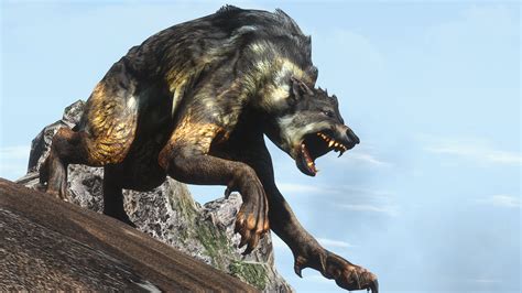cc mutated wolf   fallout  nexus mods  community
