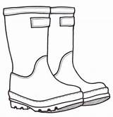 Rain Boots Drawing Paintingvalley sketch template