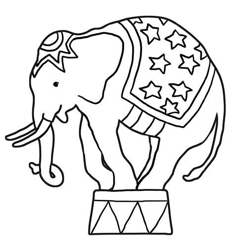 elephant coloring pages cartoon  ages  worksheets