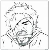 Coloring Pages Hip Hop Gangster Gangsta Rappers Rap Rapper Drawing Printable Book Method Man Print Books Color Sheets Drawings Tumblr sketch template