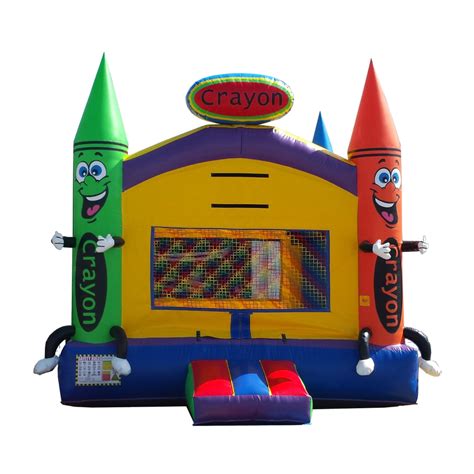 crayon bounce house clean