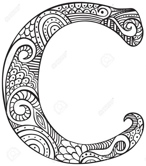 stock vector coloring letters coloring pages letter  coloring pages