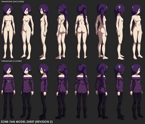 zone tan model sheet revision 2 page1 by z0ne hentai foundry