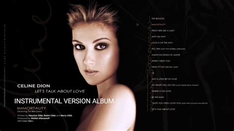 Celine Dion Let S Talk About Love Instrumental Version