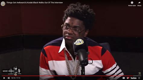 Kodak Black Walks Out Of Radio Interview After Hot 97 Host Brings Up