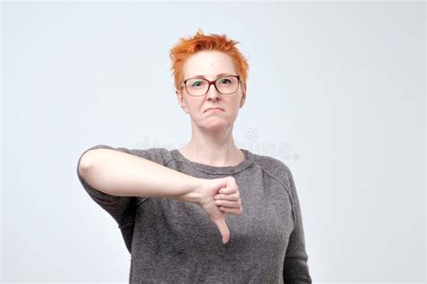 Portrait Of Old Woman In Angry Gesture Stock Image Image