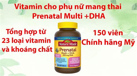 prenatal vitamins youtube
