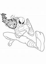Iron Fist Spider Coloring Ultimate Pages Marvel Spiderman Man Printable Print Book Superhero Info Kids Color Fun Coloriage Easy Votes sketch template