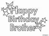 Brother Birthday Happy Coloring Reddit Email Twitter sketch template