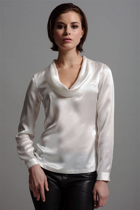 white satin cowl neck blouse disappointed satin blouses white shirts