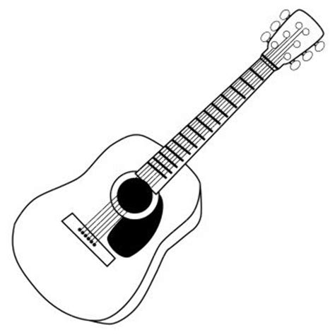 high quality guitar clipart outline transparent png images