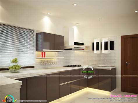 kerala kitchen interiors kerala home design  floor plans  houses