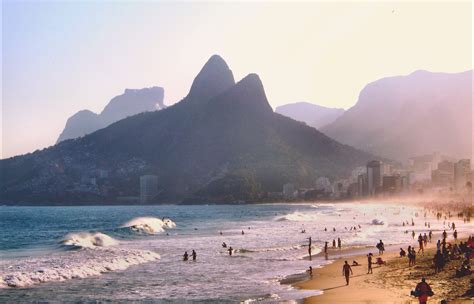 Ipanema Beach Rio De Janeiro Brazil Attractions